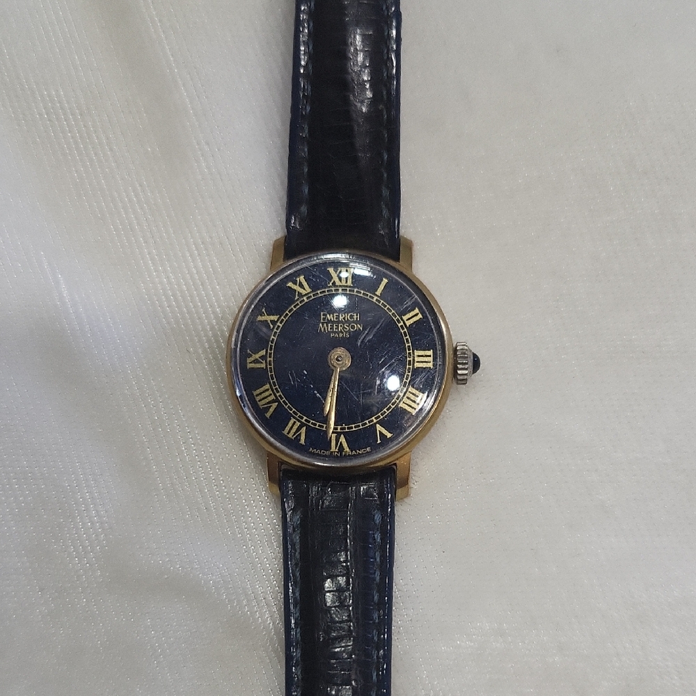 Vtg 1980 Emerich Meerson, Paris Watch